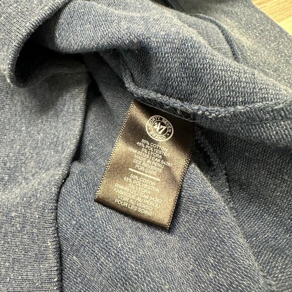 47 Brand Cleveland Cavaliers Cavs Blue Mens M 1/4‎ Zip Pullover Sweatshirt EUC - Picture 5 of 8